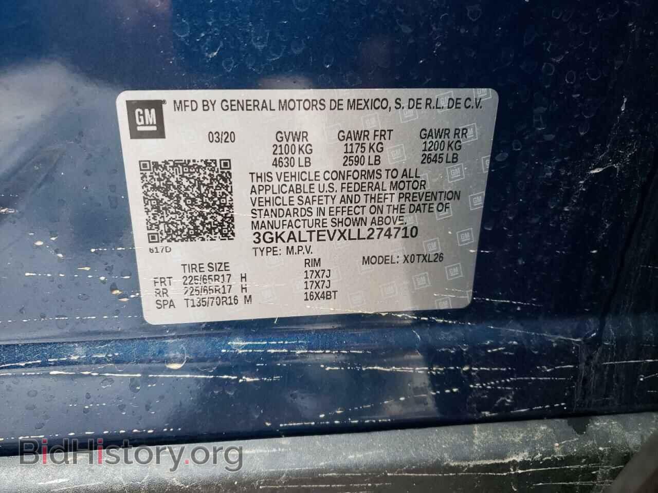 2020 GMC TERRAIN - VIN: 3GKALTEVXLL274710 - Фото 10