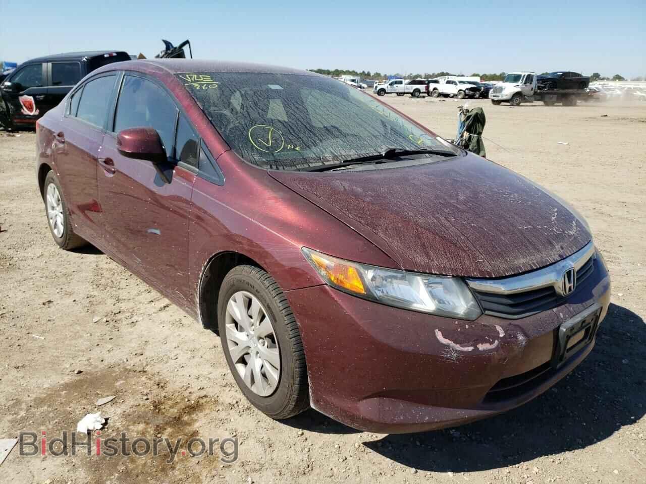 Фотография 2HGFB2F51CH537626 - HONDA CIVIC 2012