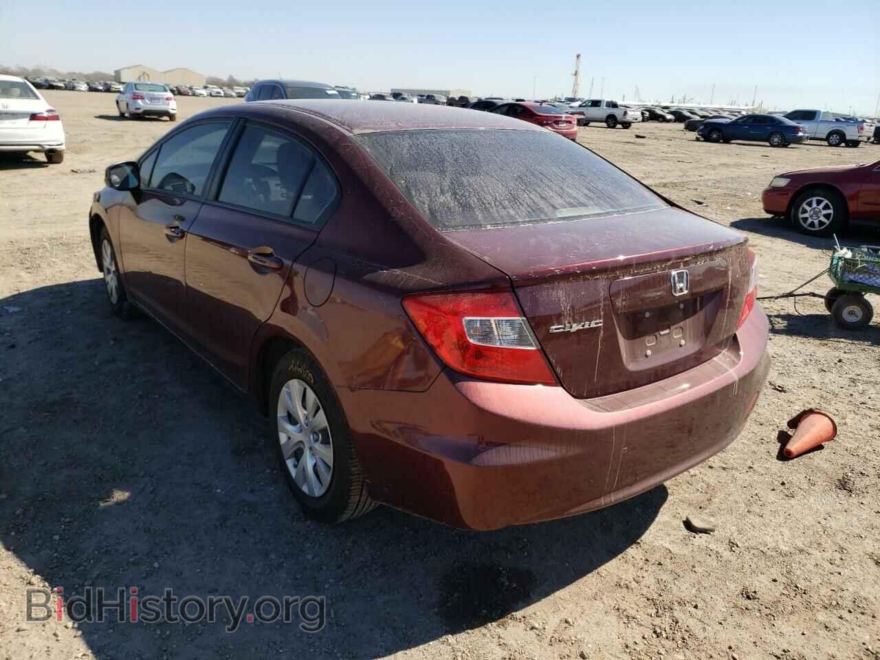 2012 HONDA CIVIC - VIN: 2HGFB2F51CH537626 - Фото 3