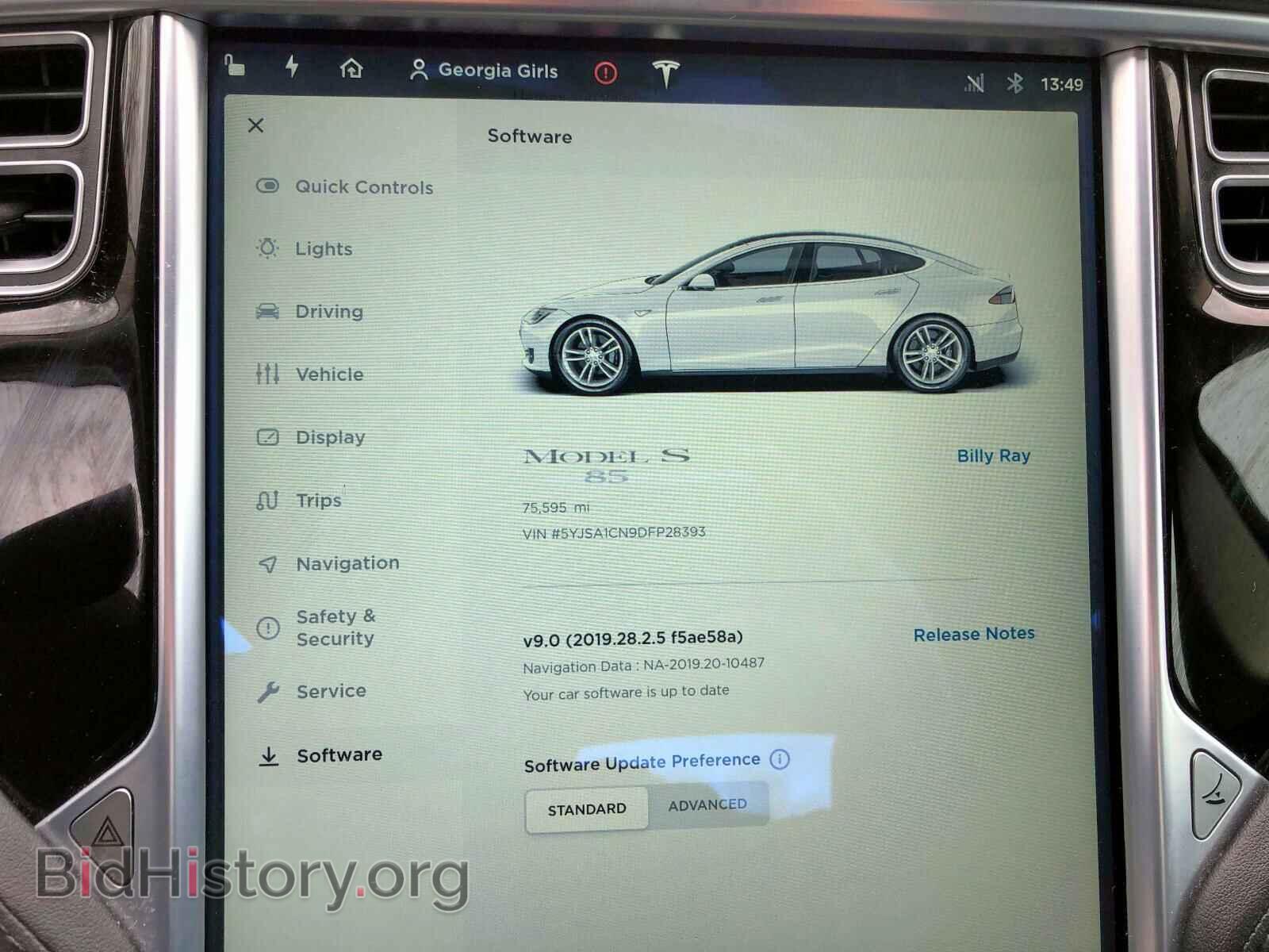 2013 TESLA MODEL S - VIN: 5YJSA1CN9DFP28393 - Фото 8