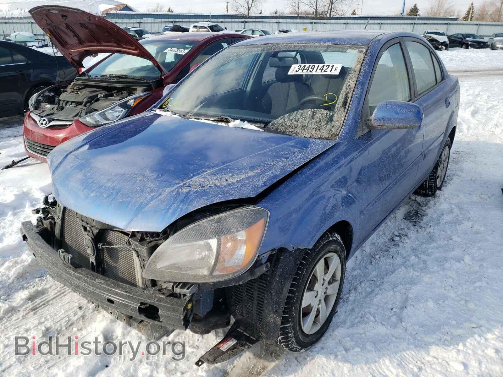 2010 KIA RIO - VIN: KNADH4A37A6700619 - Фото 2