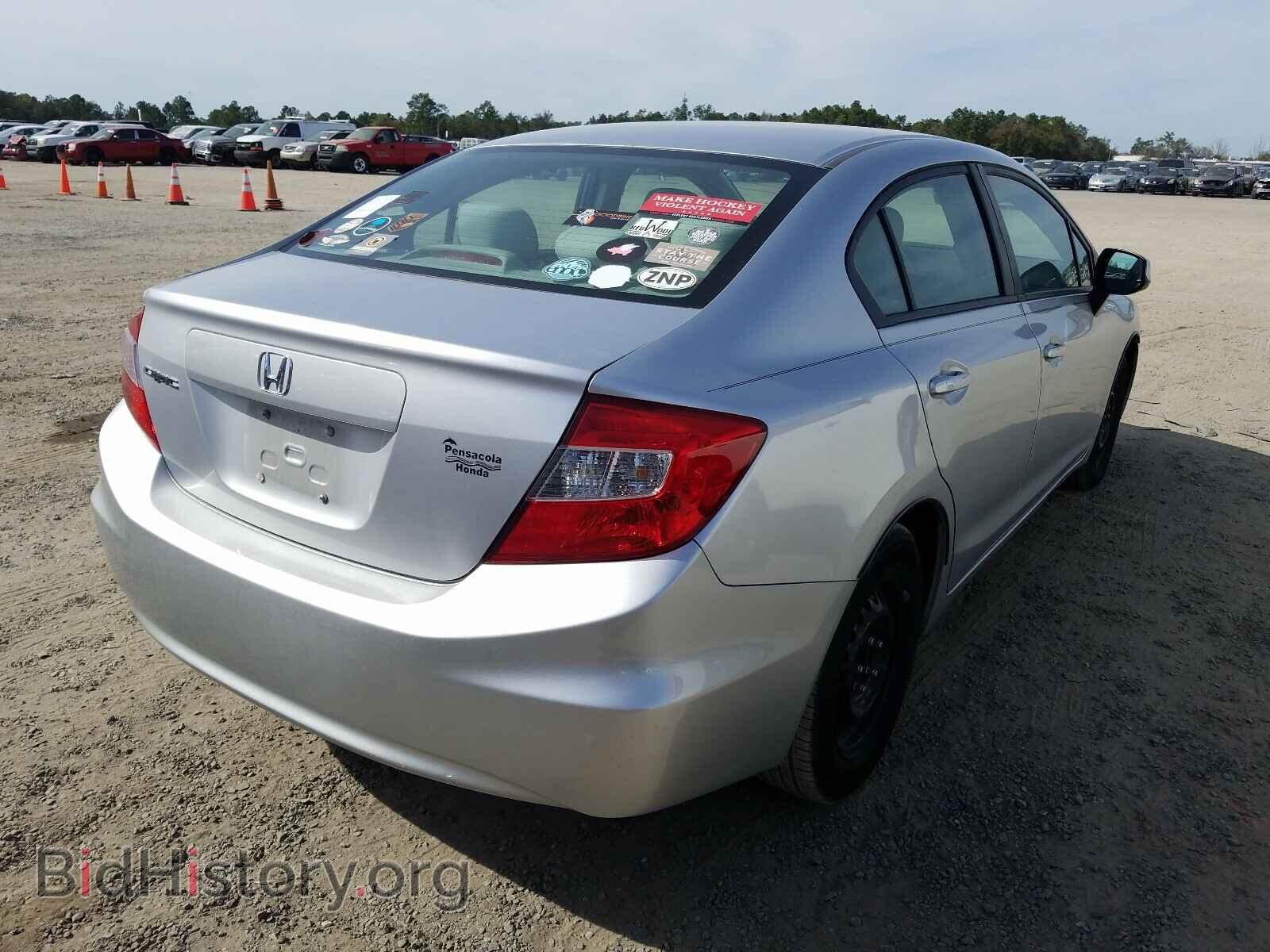 2012 HONDA CIVIC - VIN: 2HGFB2F51CH611448 - Фото 4