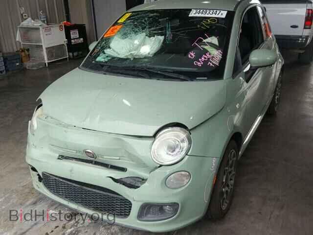 2012 FIAT 500 - VIN: 3C3CFFBR3CT103273 - Фото 2