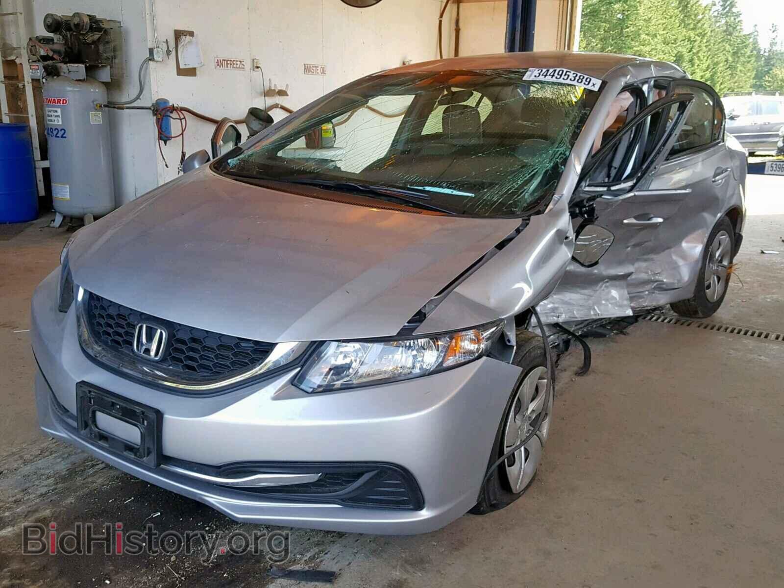 2013 HONDA CIVIC LX - VIN: 19XFB2F56DE242372 - Фото 2