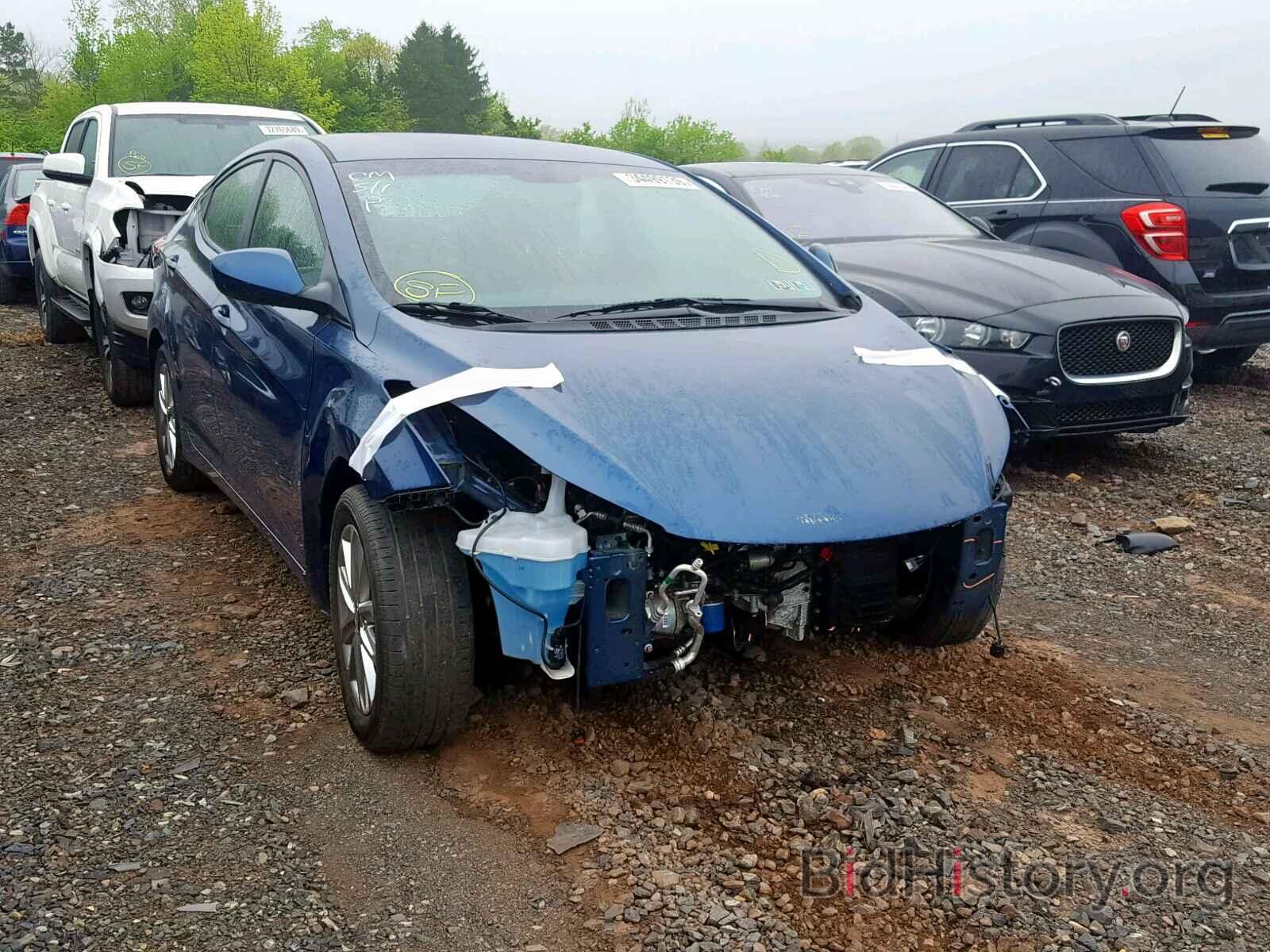 Photo KMHDH4AE0GU491616 - HYUNDAI ELANTRA 2016