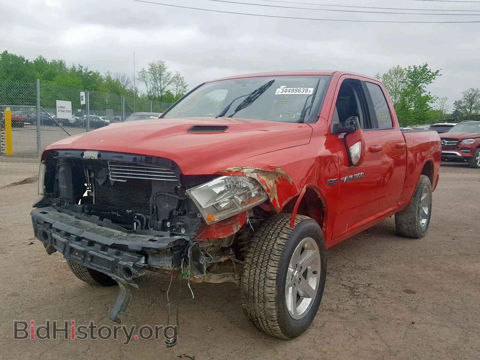2011 DODGE RAM 1500 - VIN: 1D7RV1GT0BS509680 - Фото 2