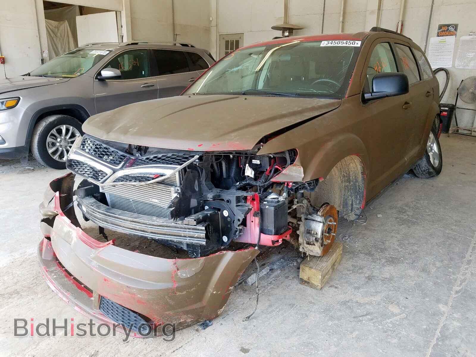 2018 DODGE JOURNEY - VIN: 3C4PDCAB4JT242279 - Фото 2