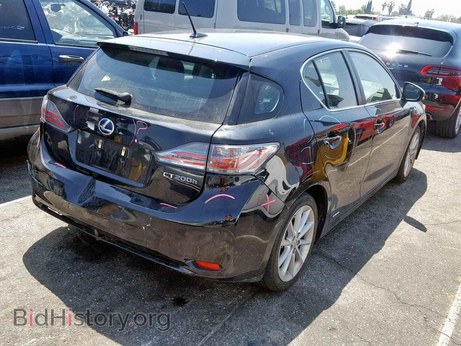 2013 LEXUS CT 200 - VIN: JTHKD5BH0D2163088 - Фото 4