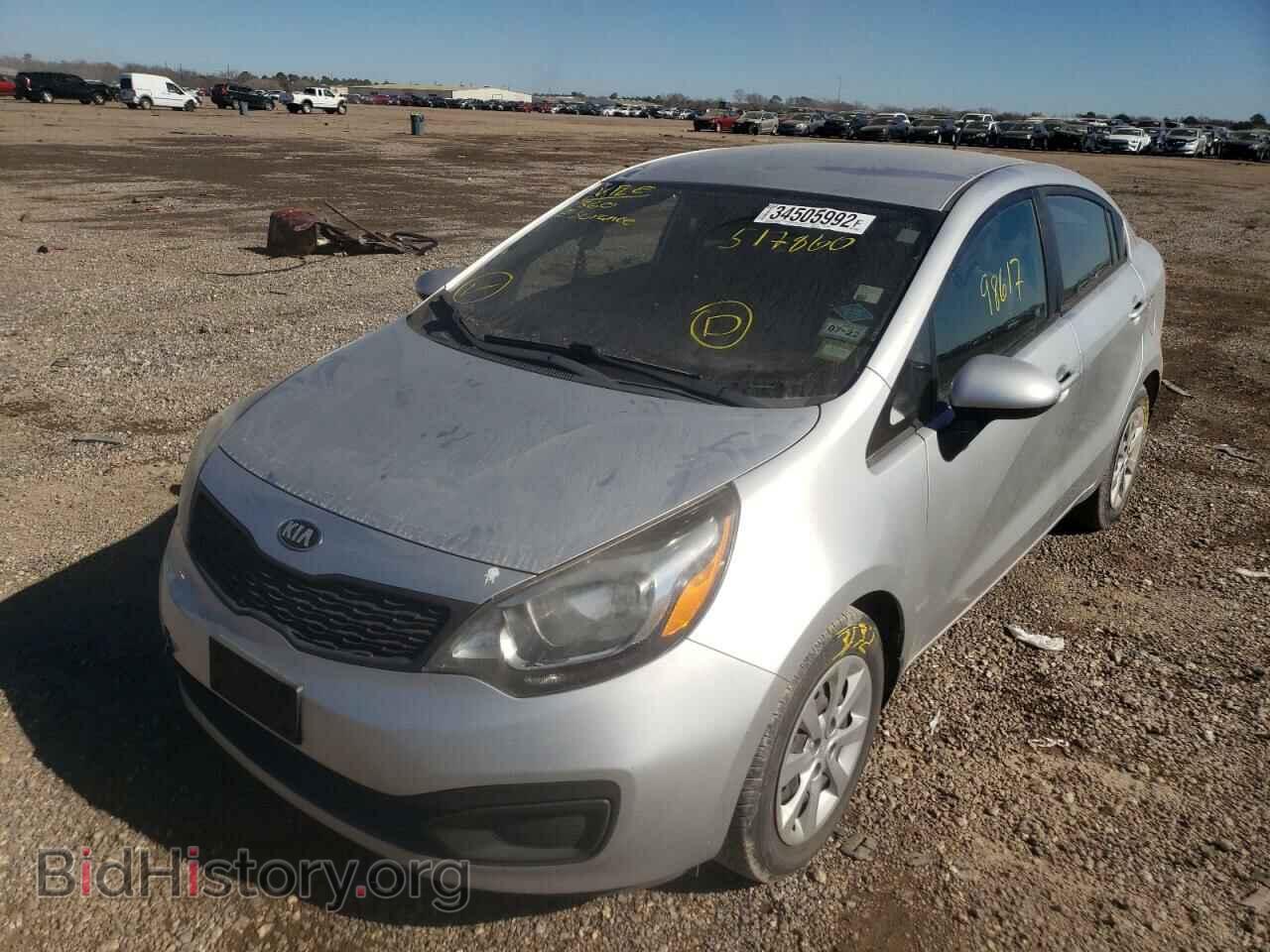 2015 KIA RIO - VIN: KNADM4A32F6517860 - Фото 2