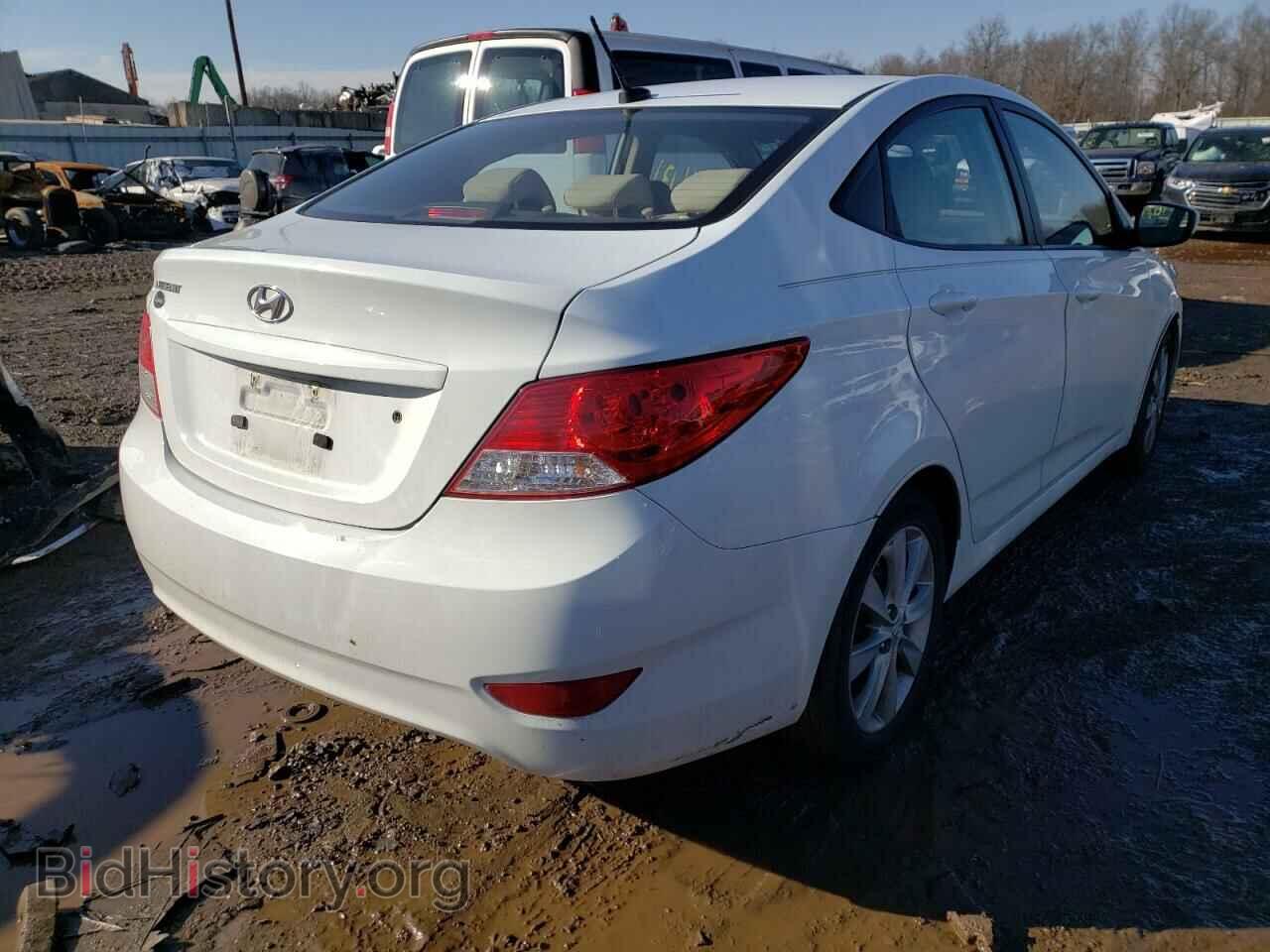 2014 HYUNDAI ACCENT - VIN: KMHCU4AE1EU588506 - Фото 4