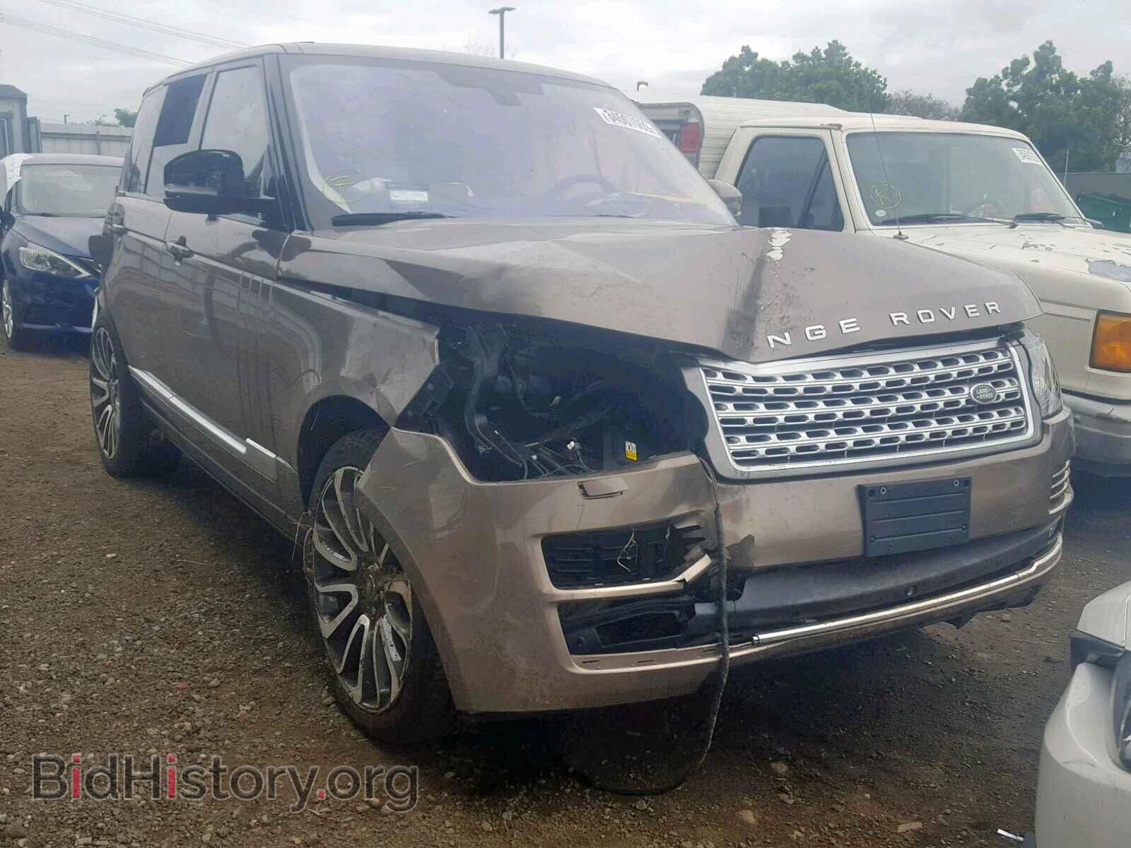 Photo SALGS2EF5GA287057 - LAND ROVER RANGE ROVE 2016