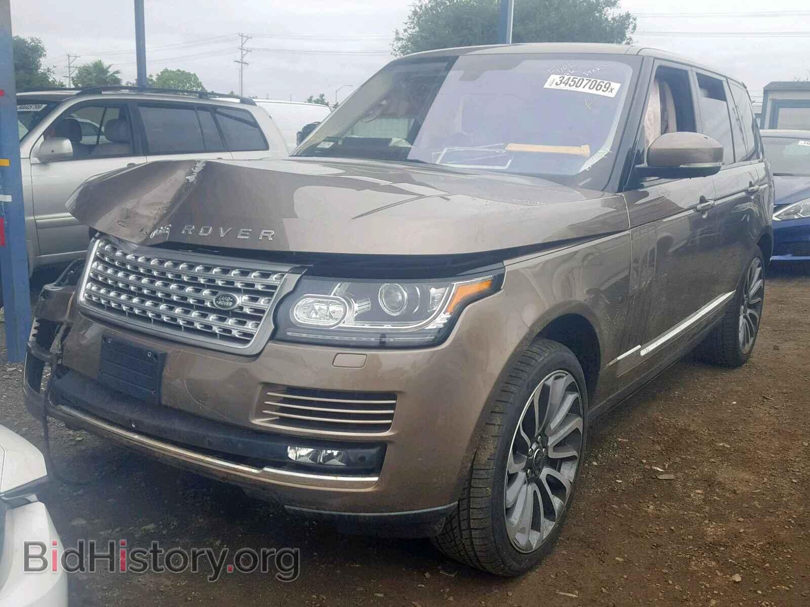 2016 LAND ROVER RANGE ROVE - VIN: SALGS2EF5GA287057 - Photo 2