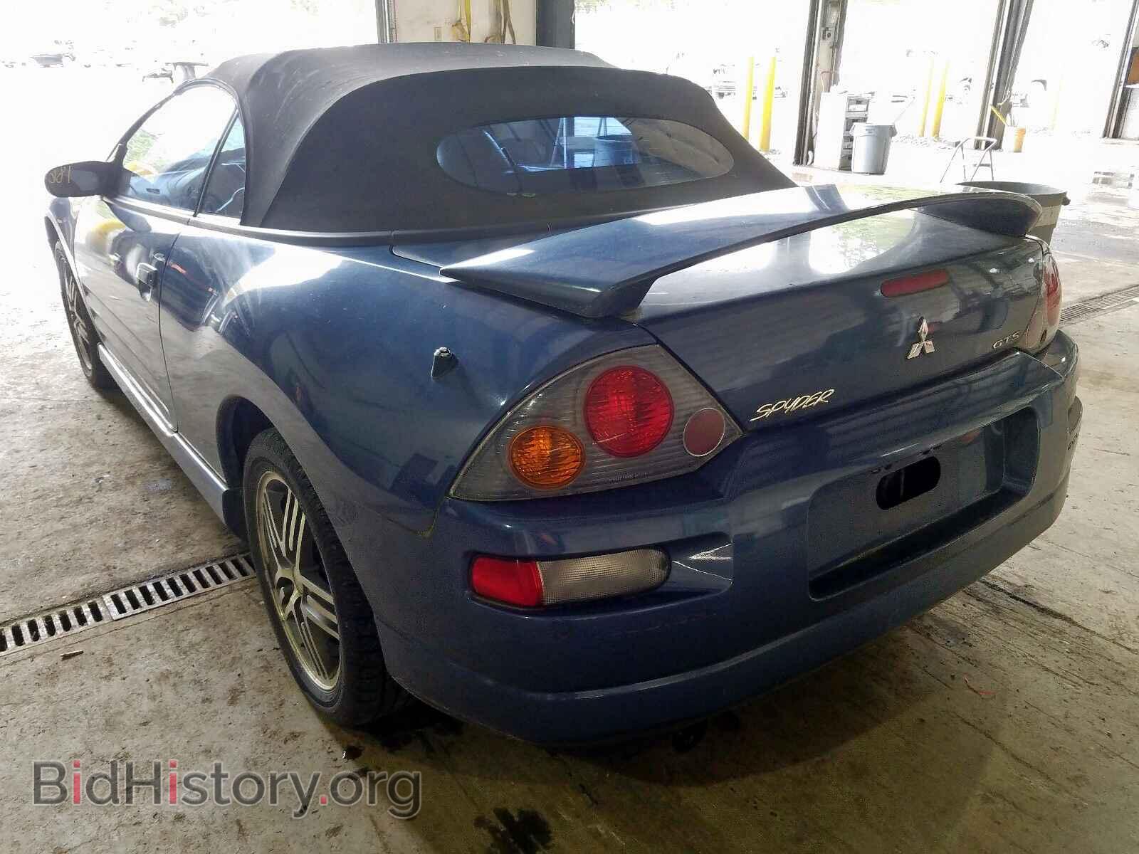 2003 MITSUBISHI ECLIPSE - VIN: 4A3AE75H73E055532 - Фото 3