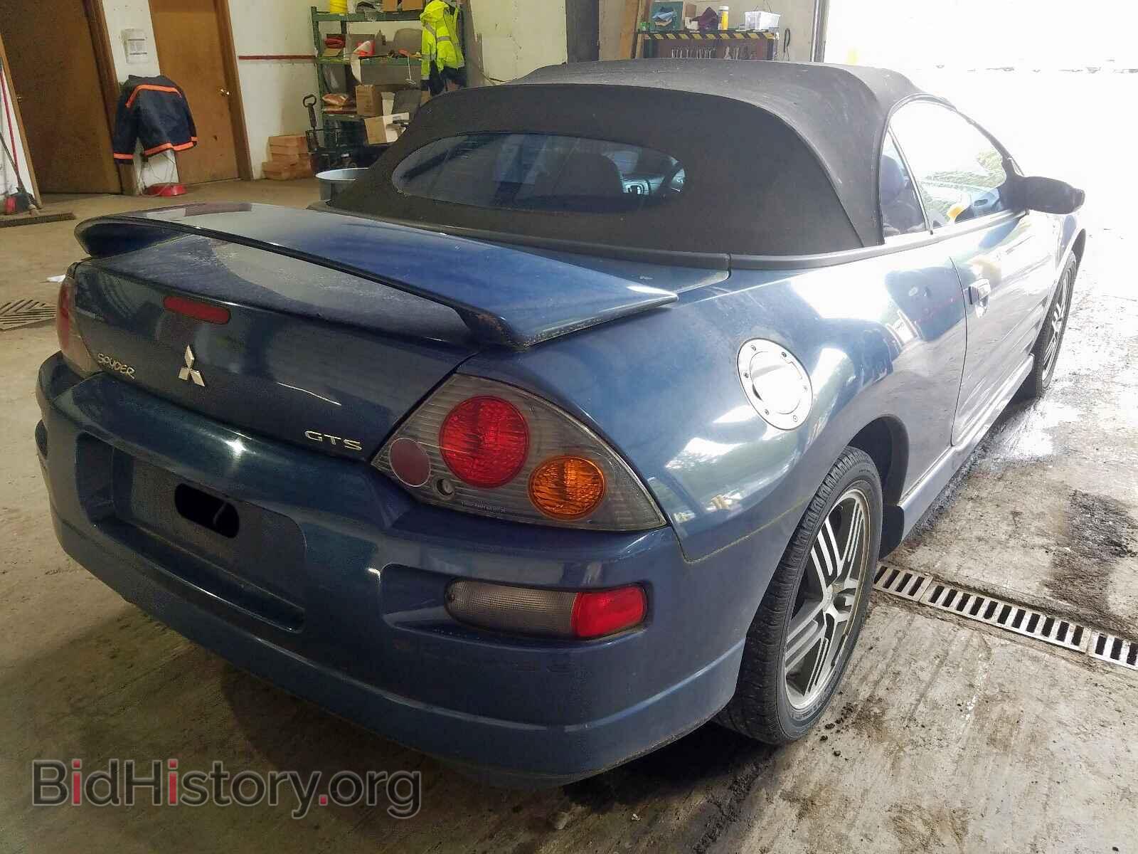 2003 MITSUBISHI ECLIPSE - VIN: 4A3AE75H73E055532 - Фото 4