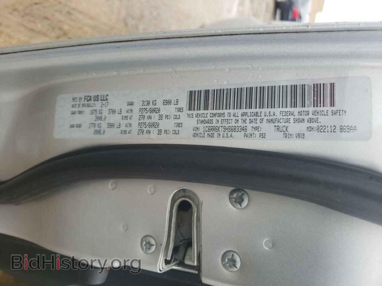2017 RAM 1500 - VIN: 1C6RR6KT9HS683346 - Фото 10