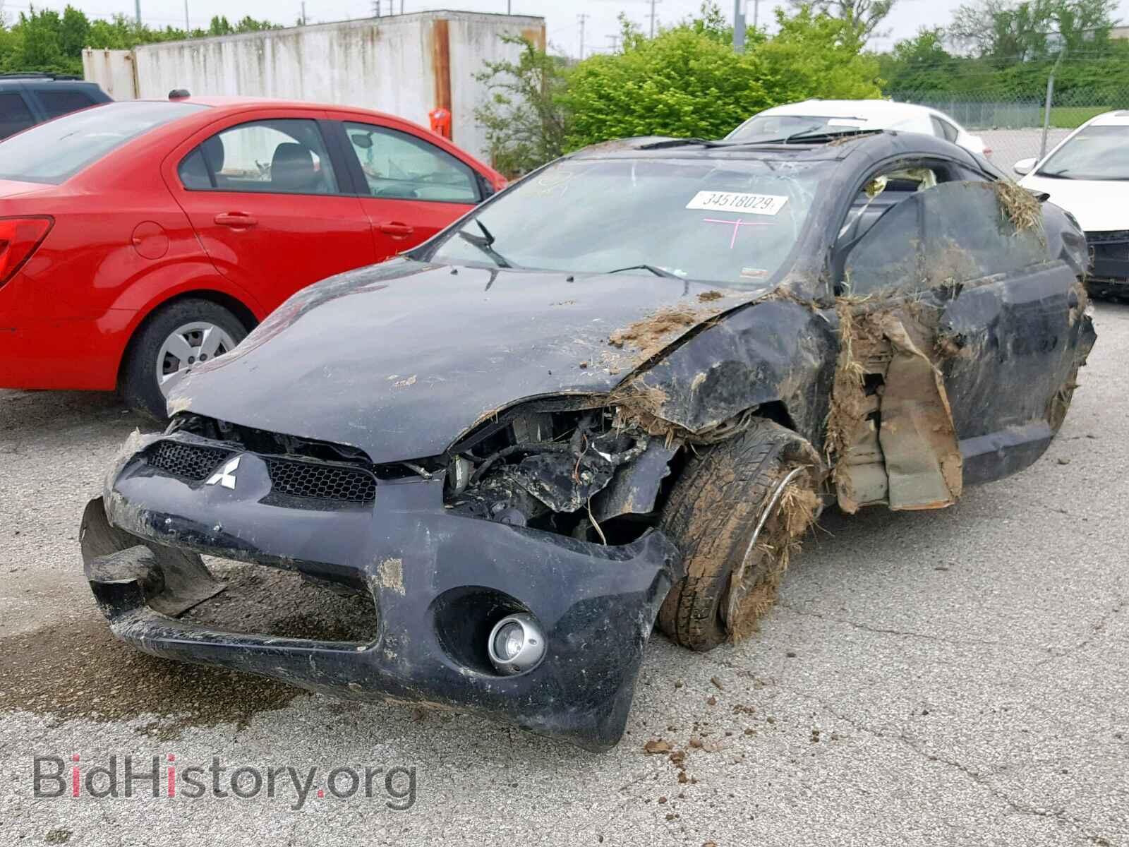 2007 MITSUBISHI ECLIPSE - VIN: 4A3AK34T27E007076 - Фото 2