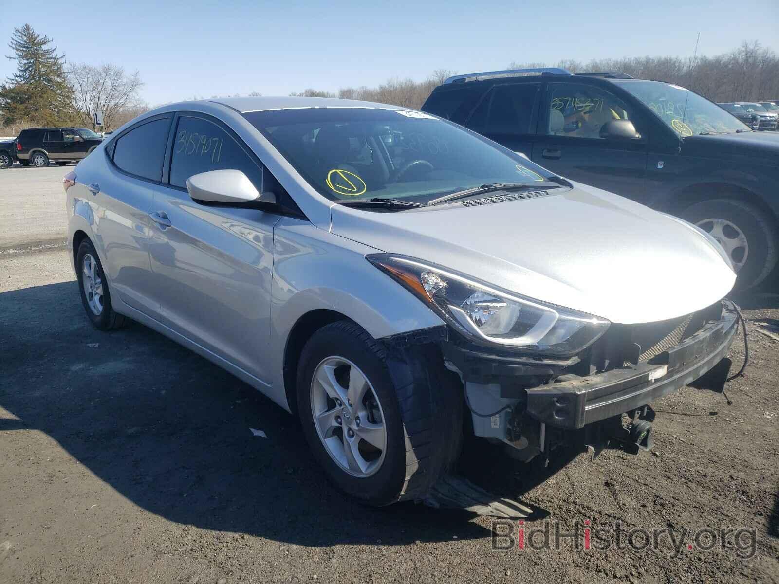 Photo 5NPDH4AE1FH592113 - HYUNDAI ELANTRA 2015