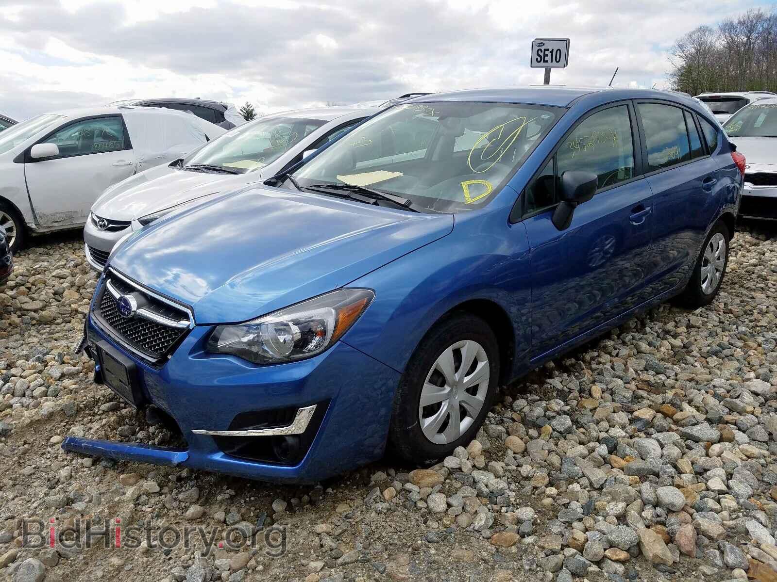 2016 SUBARU IMPREZA - VIN: JF1GPAA67G8259489 - Фото 2