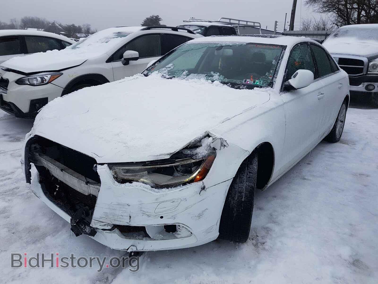 2013 AUDI A6 - VIN: WAUGFAFC8DN026470 - Фото 2
