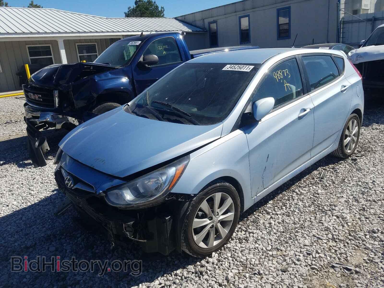 2012 HYUNDAI ACCENT - VIN: KMHCU5AE2CU013429 - Фото 2