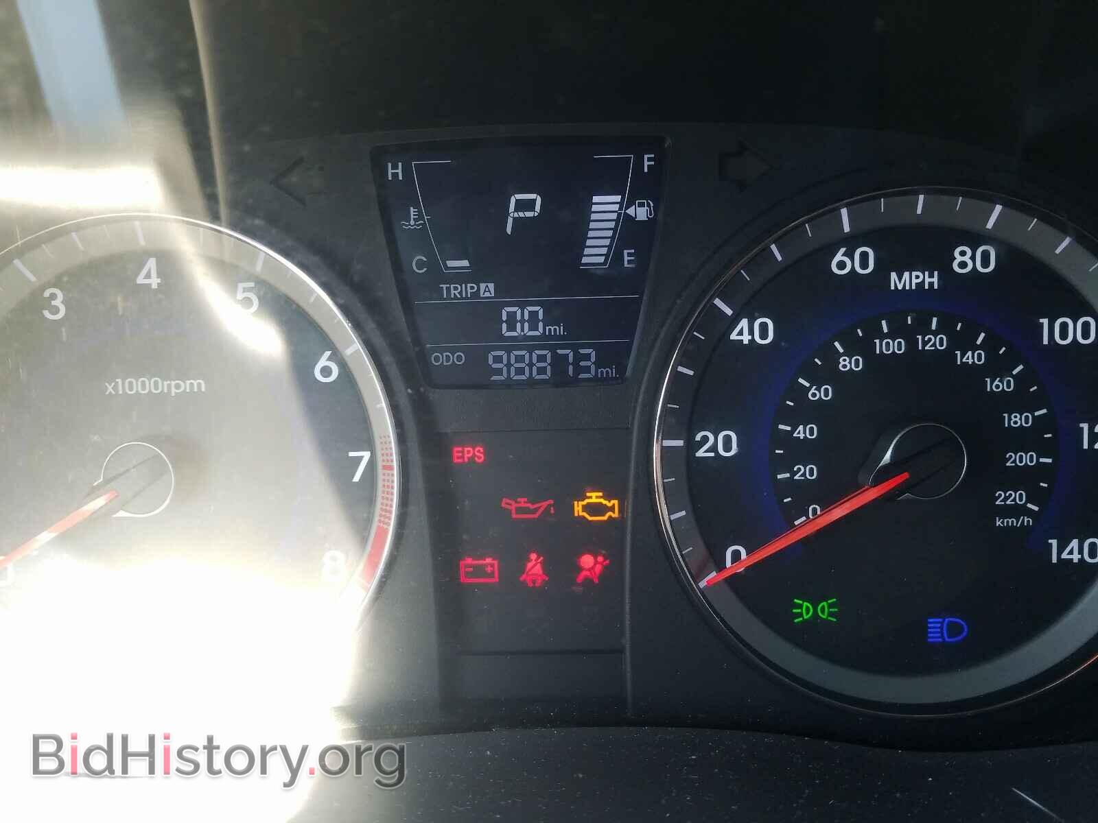 2012 HYUNDAI ACCENT - VIN: KMHCU5AE2CU013429 - Фото 8