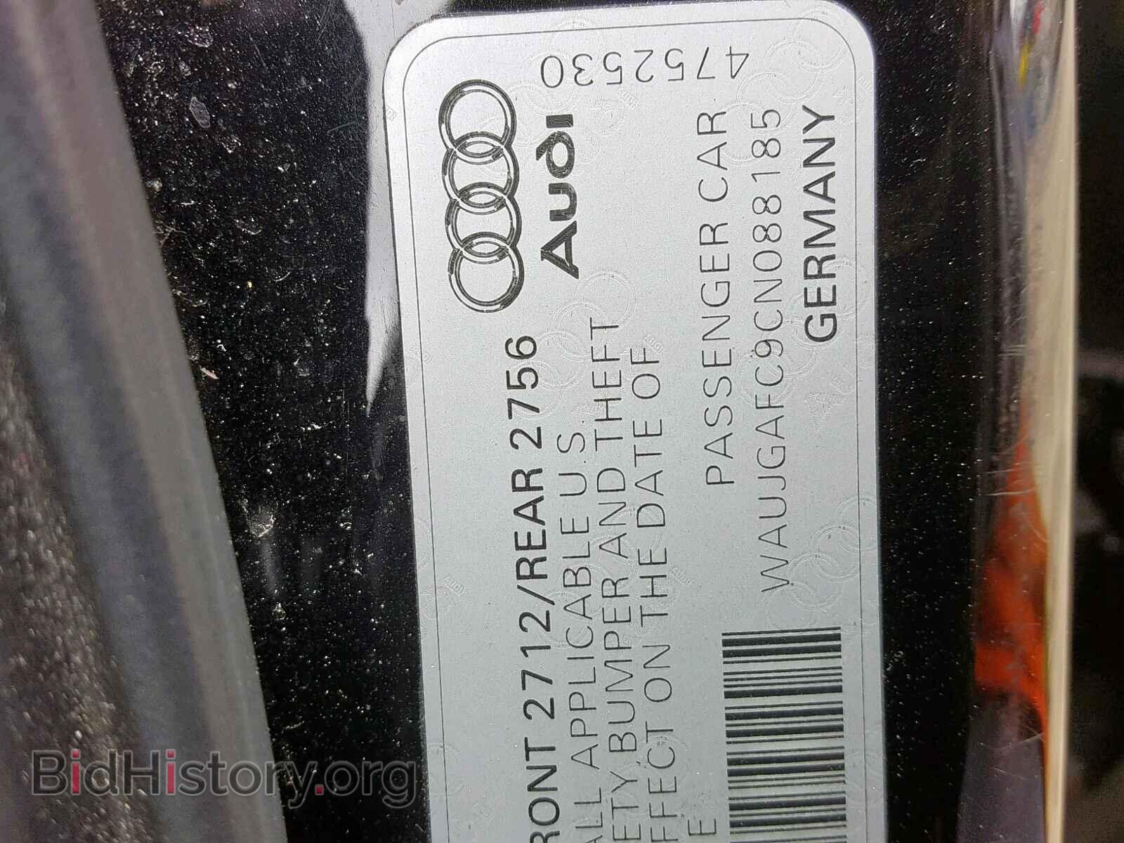 2012 AUDI A6 - VIN: WAUJGAFC9CN088185 - Photo 10
