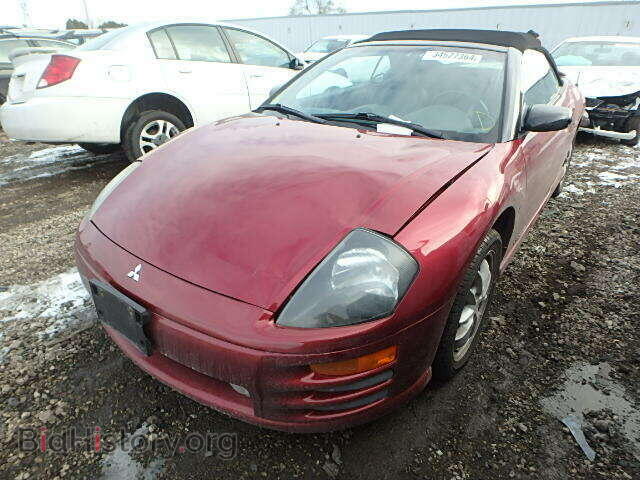 2002 MITSUBISHI ECLIPSE - VIN: 4A3AE85H92E023119 - Фото 2