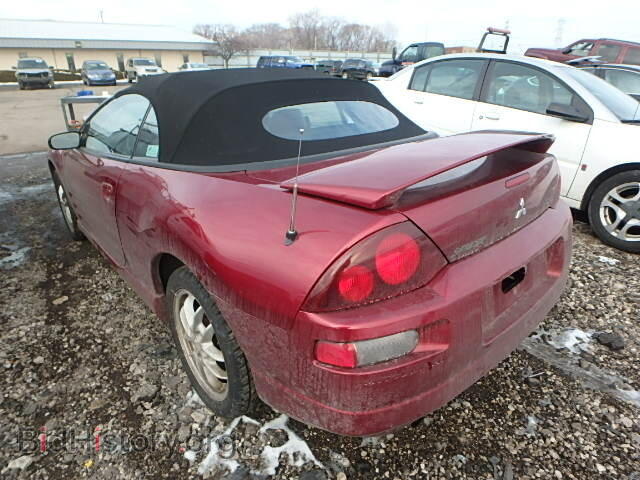 2002 MITSUBISHI ECLIPSE - VIN: 4A3AE85H92E023119 - Фото 3
