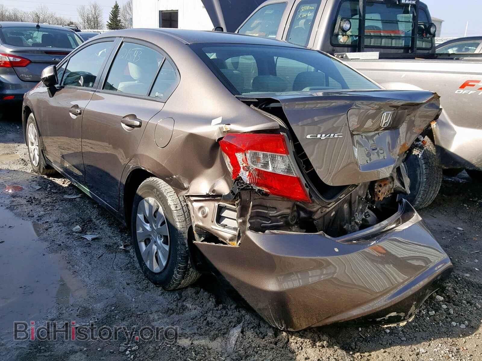 2012 HONDA CIVIC LX - VIN: 2HGFB2F46CH049697 - Photo 3