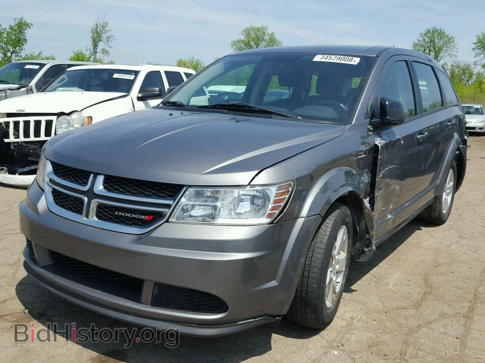 2013 DODGE JOURNEY - VIN: 3C4PDCAB1DT532533 - Фото 2