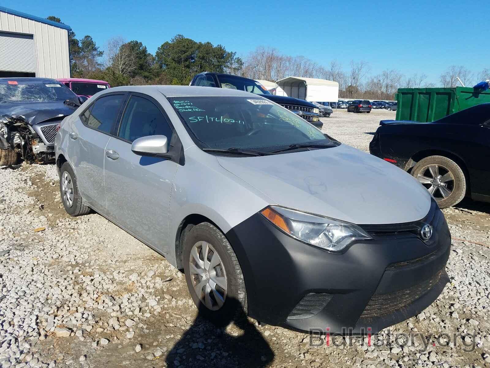 Photo 2T1BURHEXEC172485 - TOYOTA COROLLA 2014