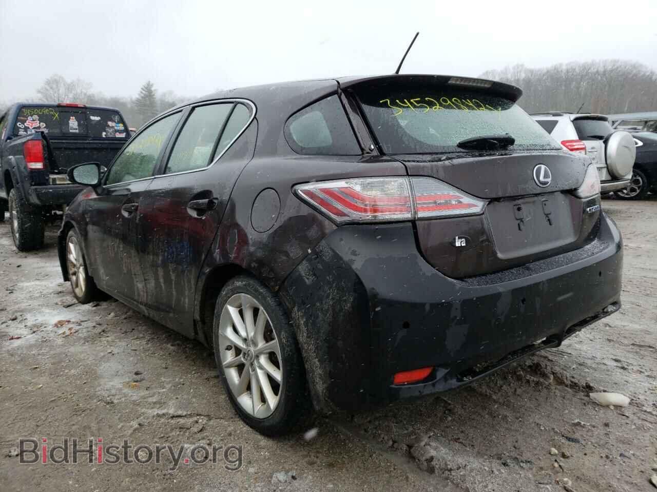 2011 LEXUS CT 200 - VIN: JTHKD5BH0B2041229 - Фото 3