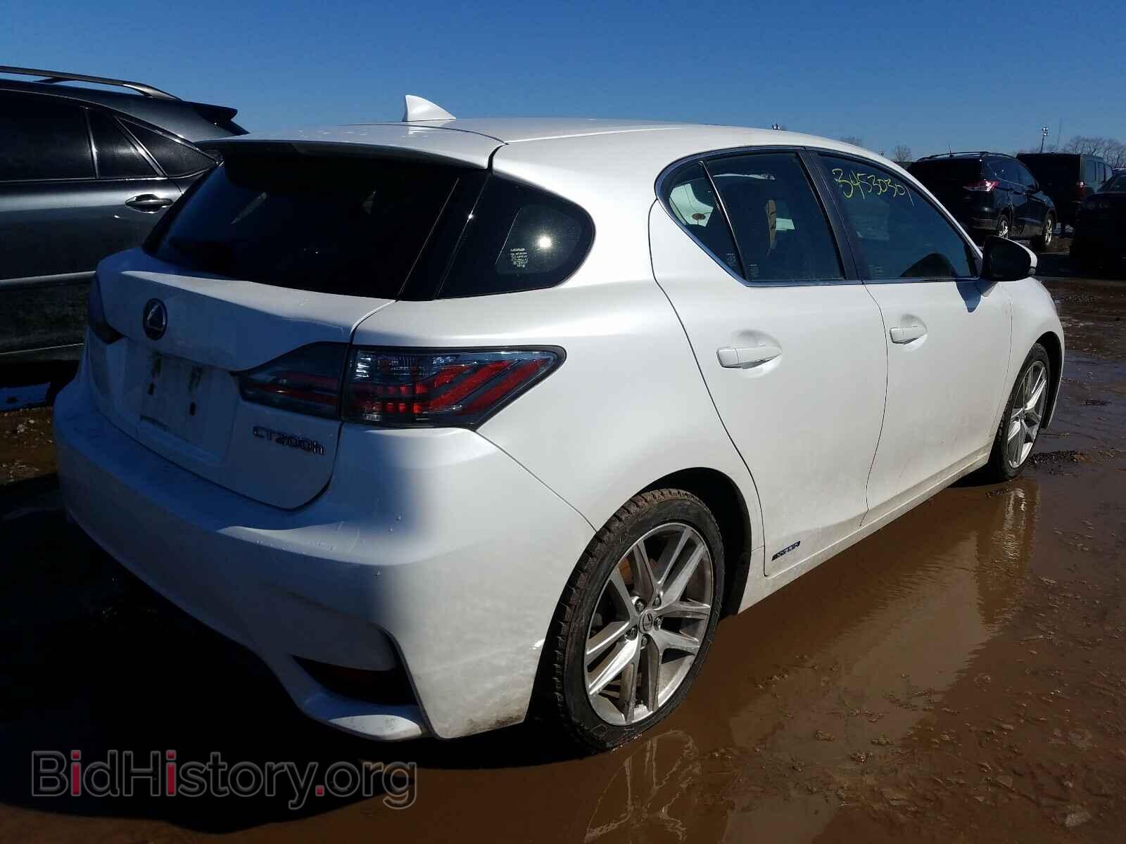 2014 LEXUS CT 200 - VIN: JTHKD5BHXE2180711 - Фото 4