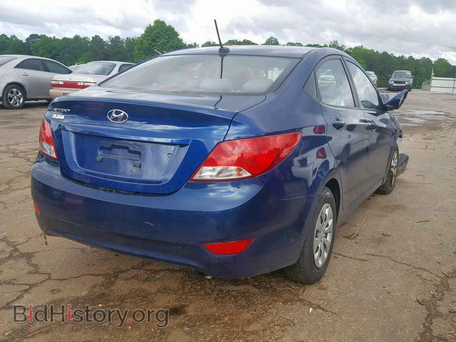 2016 HYUNDAI ACCENT - VIN: KMHCT4AE2GU044697 - Фото 4