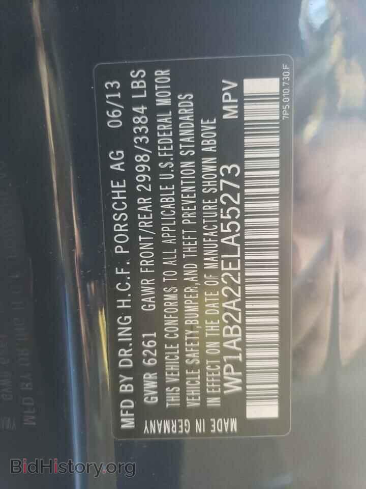 2014 PORSCHE CAYENNE - VIN: WP1AB2A22ELA55273 - Фото 10