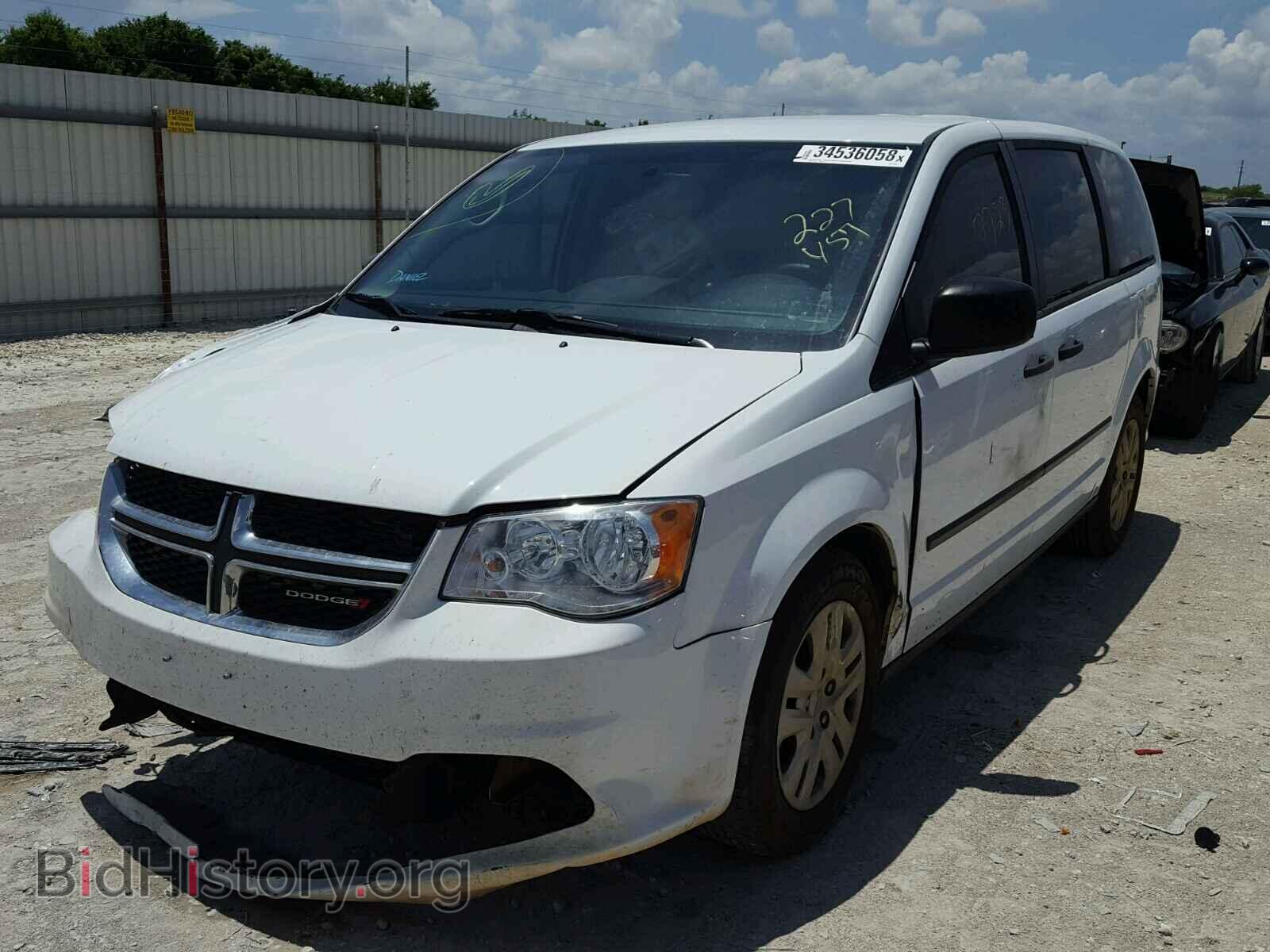 2016 DODGE CARAVAN - VIN: 2C4RDGBG7GR227457 - Фото 2