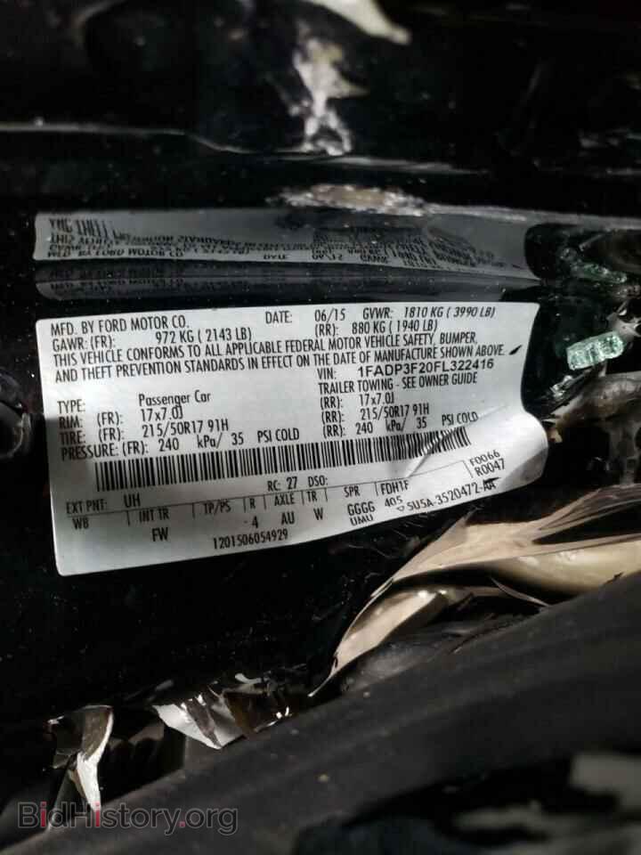 2015 FORD FOCUS - VIN: 1FADP3F20FL322416 - Photo 10