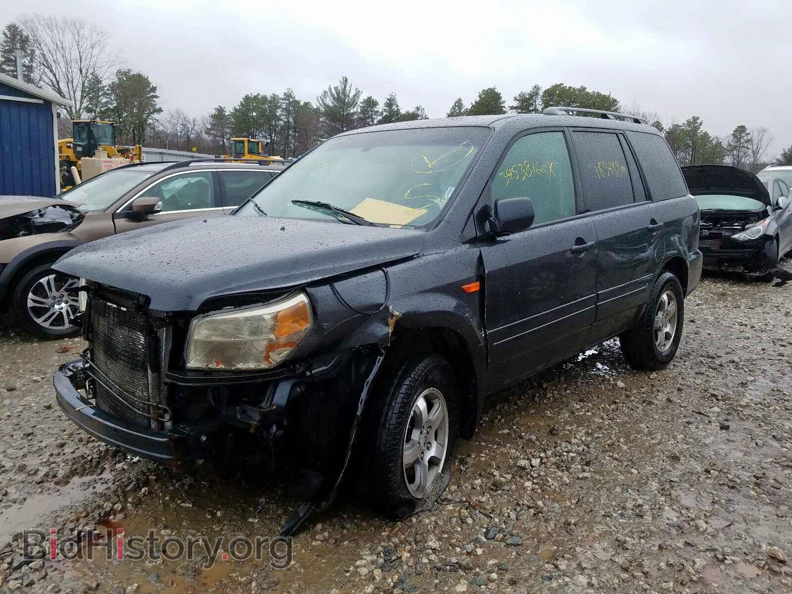 2006 HONDA PILOT - VIN: 2HKYF18696H551765 - Фото 2