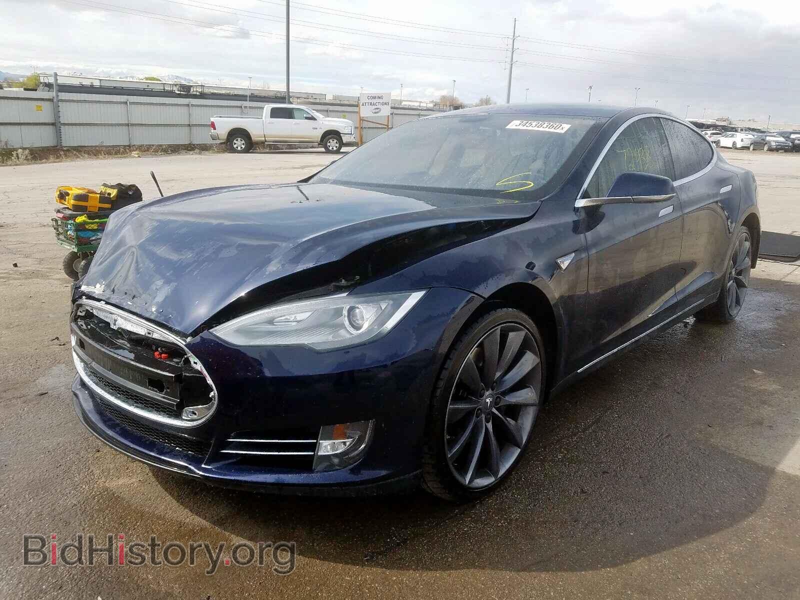 2013 TESLA MODEL S - VIN: 5YJSA1CP1DFP05420 - Photo 2