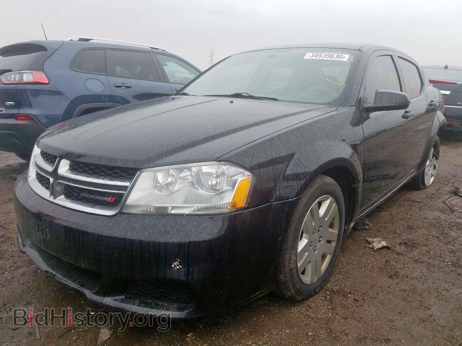 2013 DODGE AVENGER - VIN: 1C3CDZAB9DN725678 - Фото 2