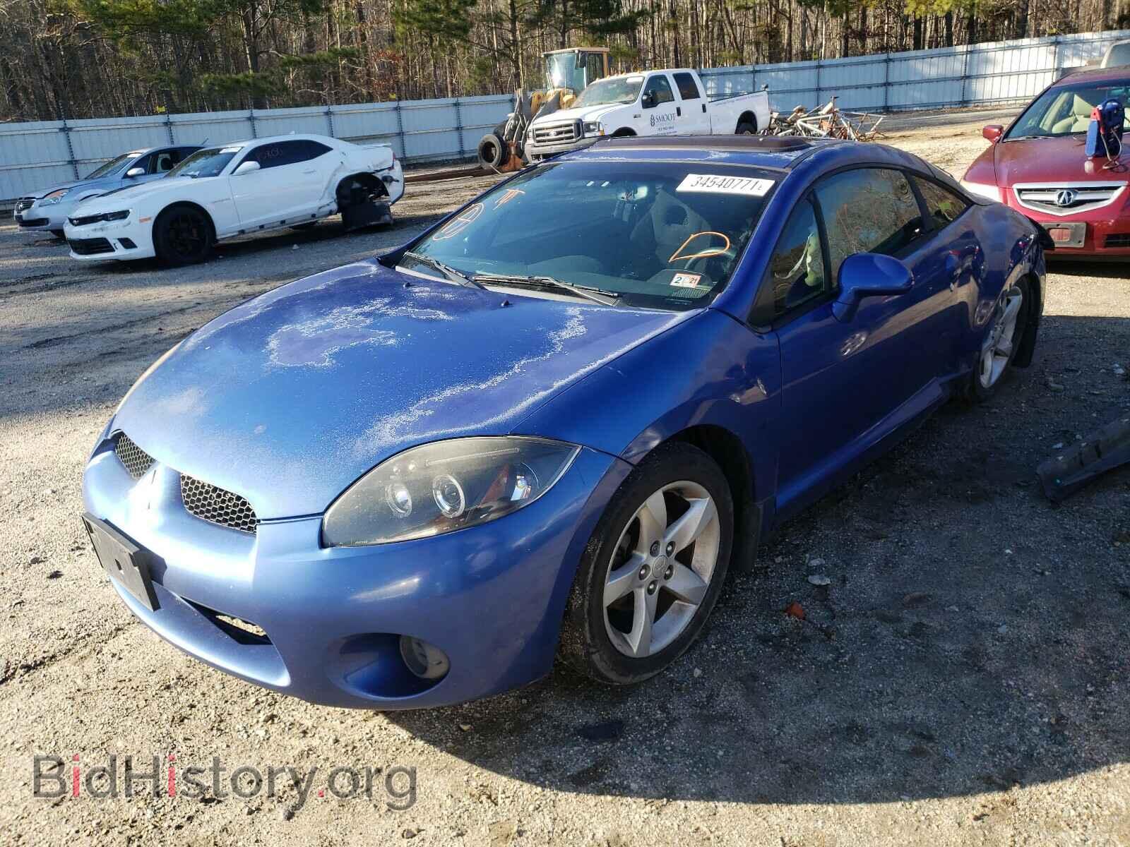 2006 MITSUBISHI ECLIPSE - VIN: 4A3AK24F06E025837 - Фото 2