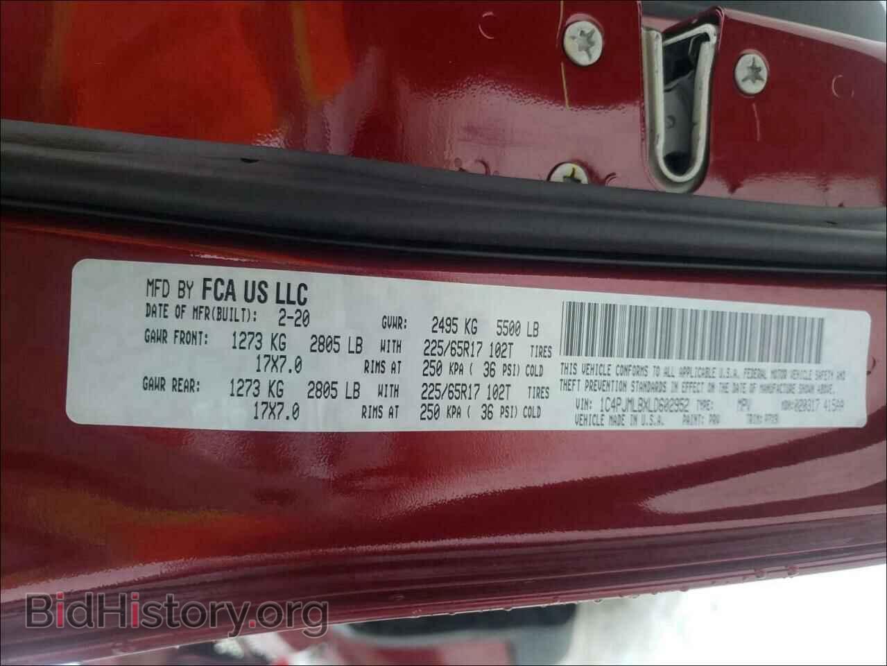 2020 JEEP CHEROKEE - VIN: 1C4PJMLBXLD602952 - Фото 10