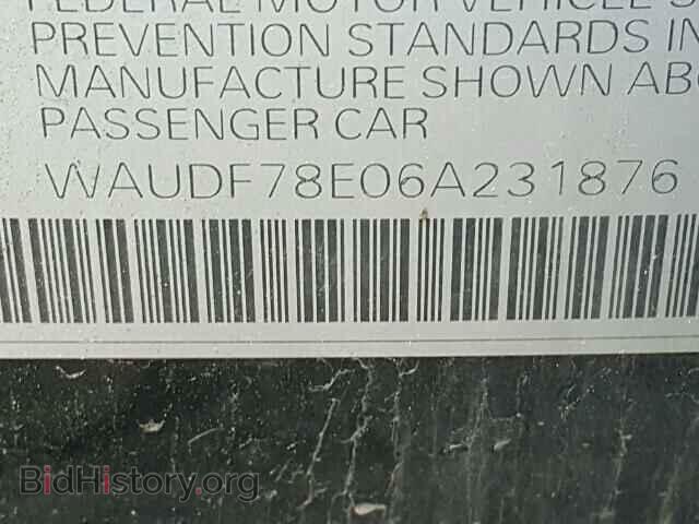 2006 AUDI A4 - VIN: WAUDF78E06A231876 - Фото 10