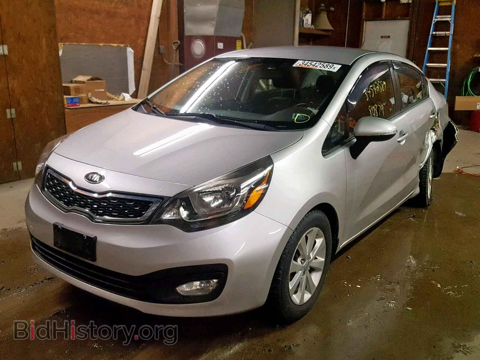 2012 KIA RIO - VIN: KNADN4A37C6053943 - Фото 2