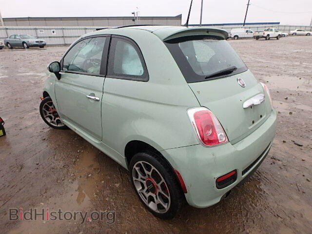 2012 FIAT 500 - VIN: 3C3CFFBR2CT199204 - Фото 3