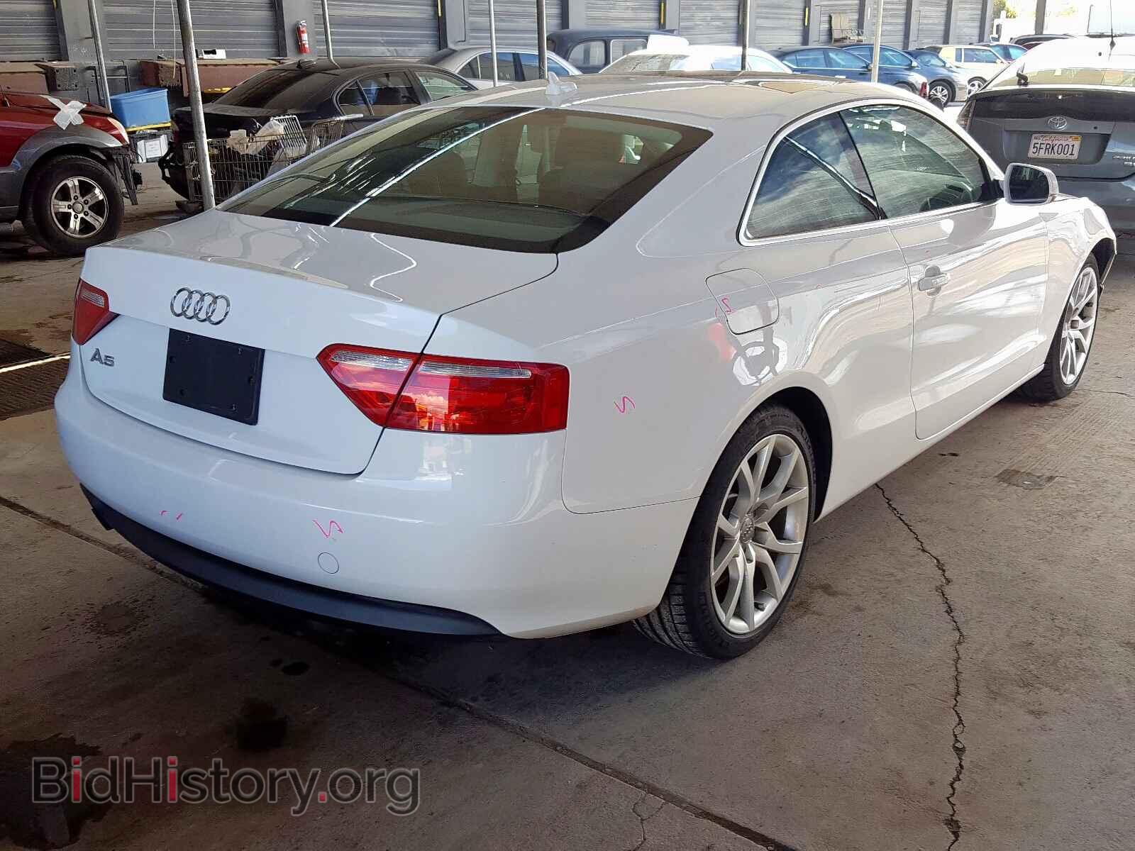 2012 AUDI A5 - VIN: WAUCFAFRXCA003197 - Фото 4