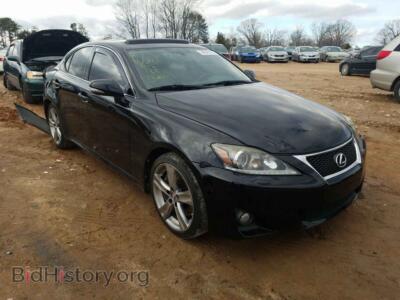 2012 Lexus IS IS 350, black — VIN JTHBE5C2XC5028754, Copart