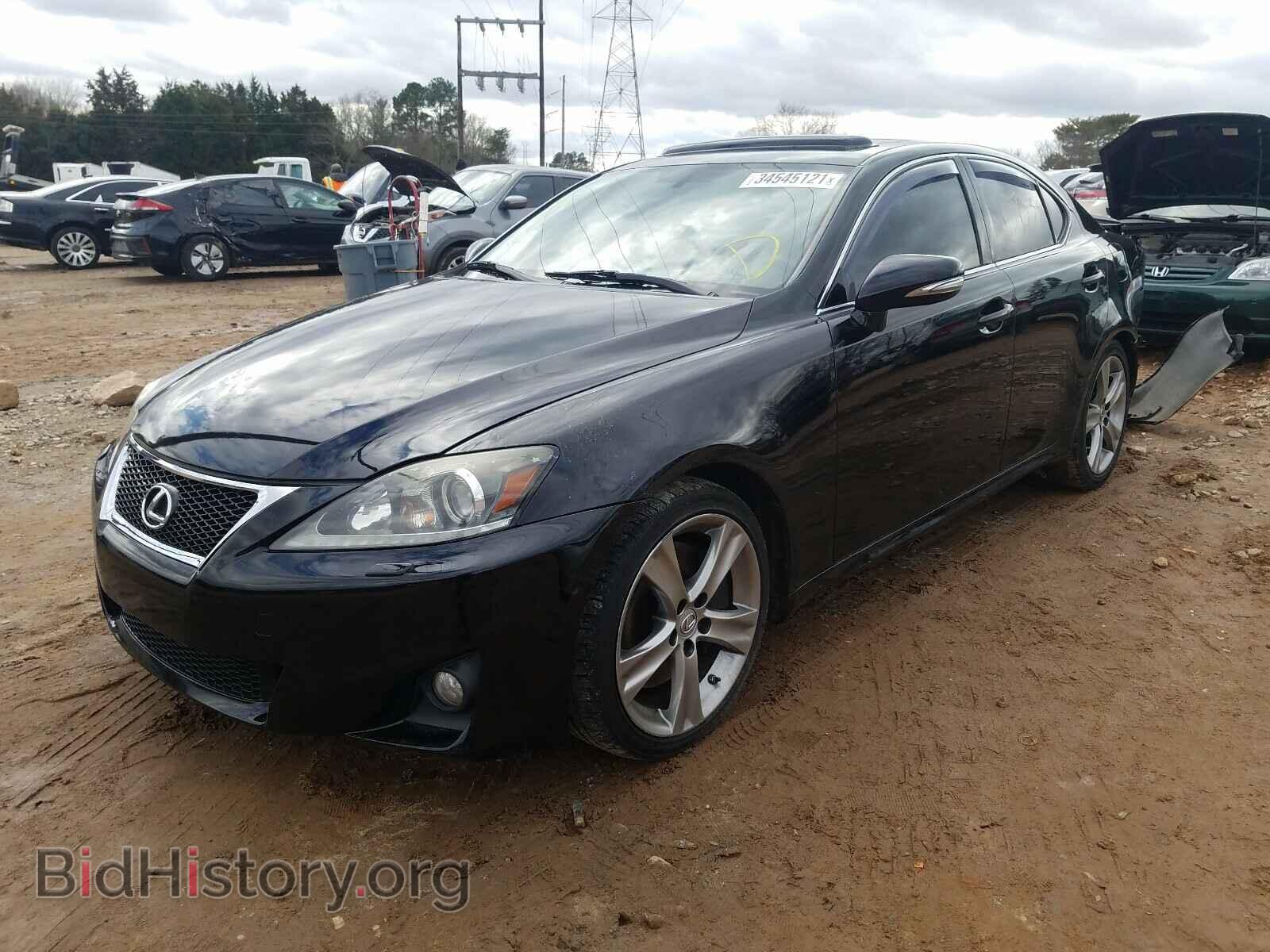 2012 LEXUS IS - VIN: JTHBE5C2XC5028754 - Фото 2