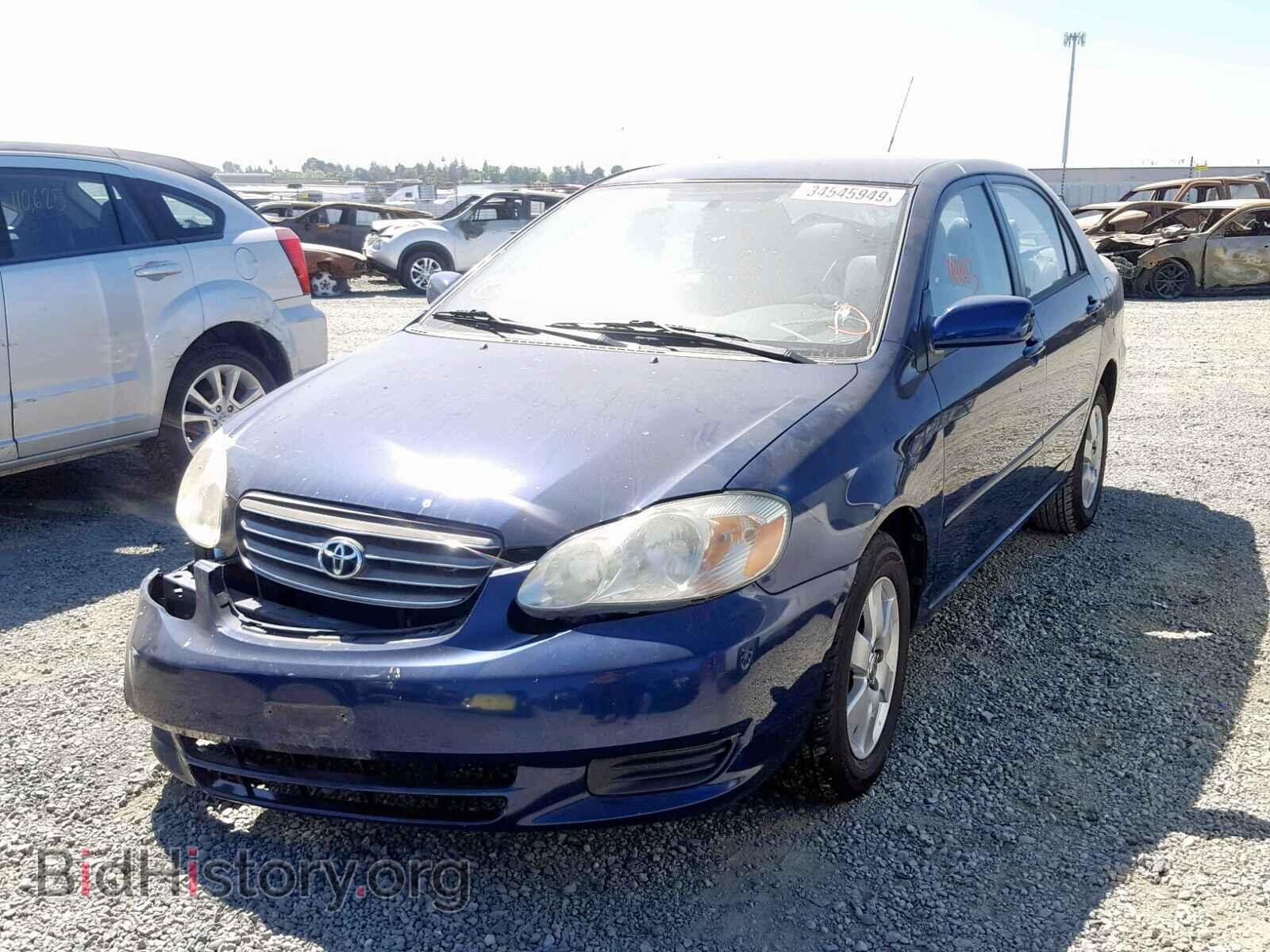 2003 TOYOTA COROLLA - VIN: JTDBR38E830050522 - Фото 2