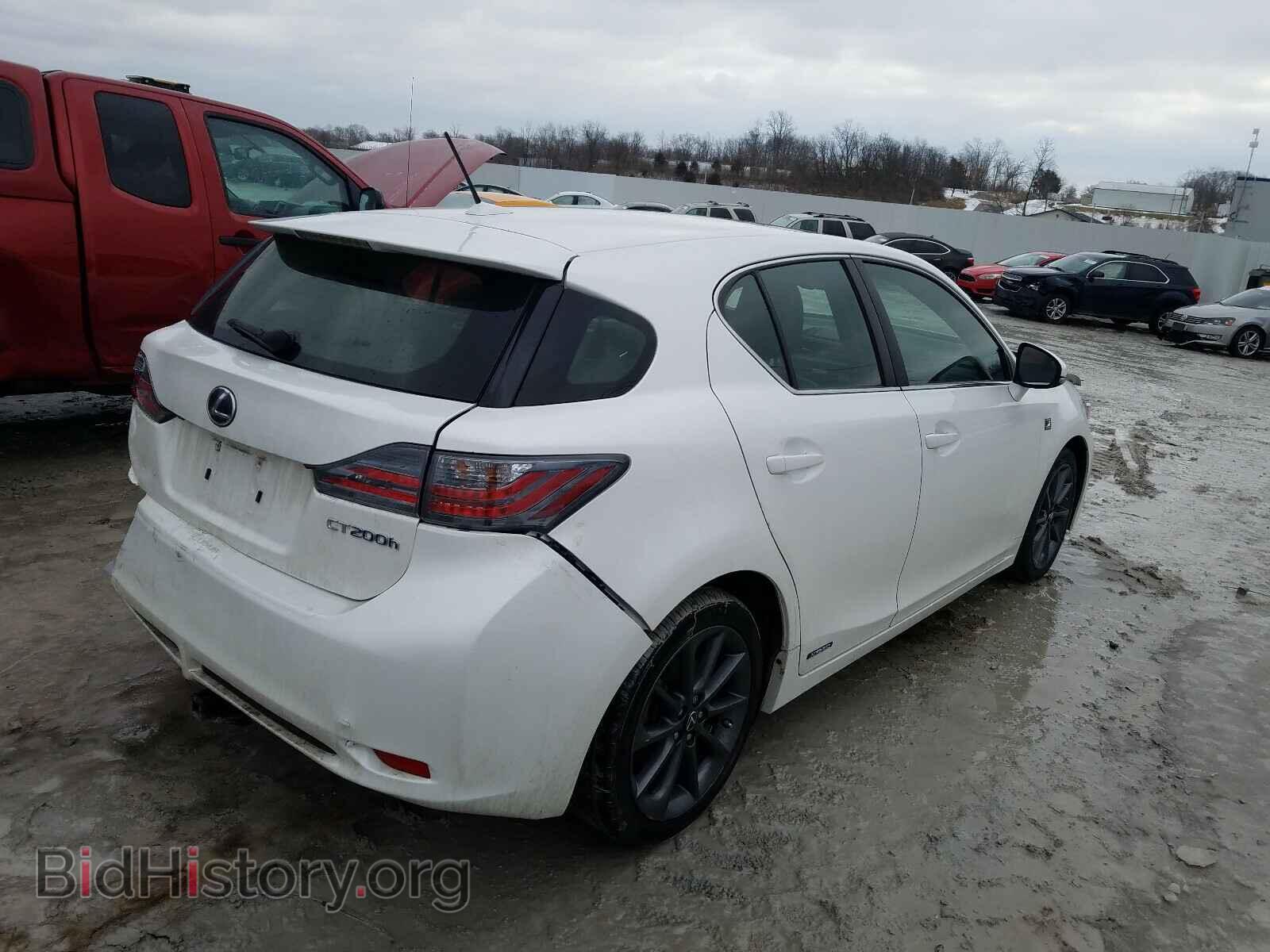 2012 LEXUS CT 200 - VIN: JTHKD5BH9C2100148 - Фото 4